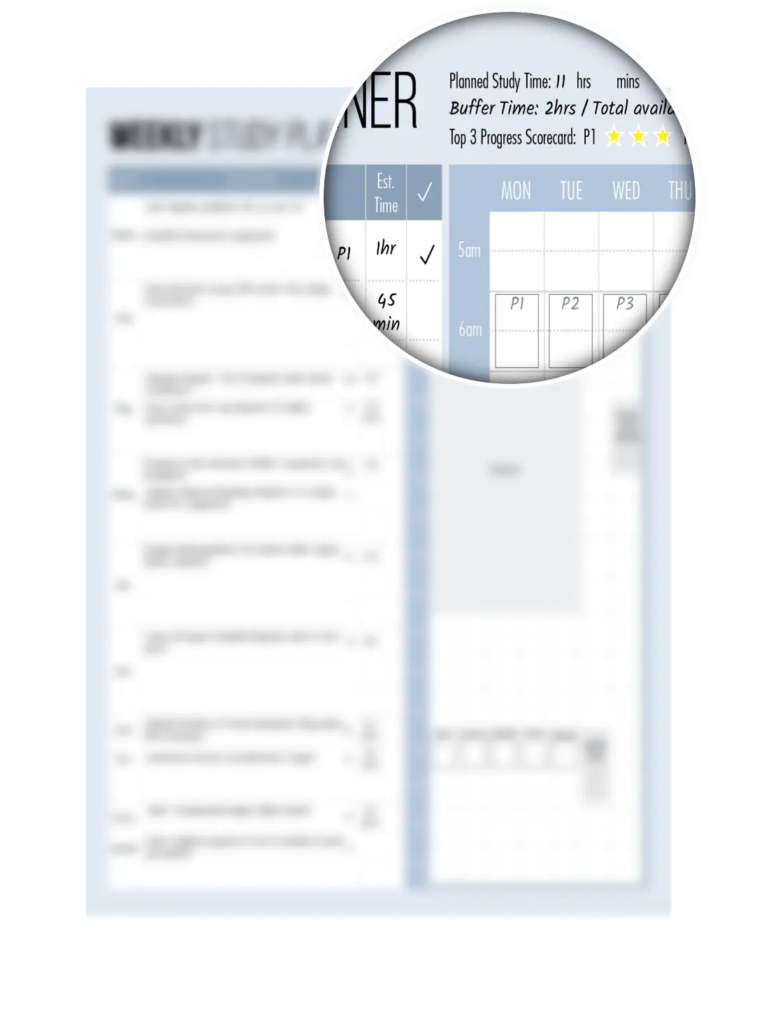 Weekly Study Planner